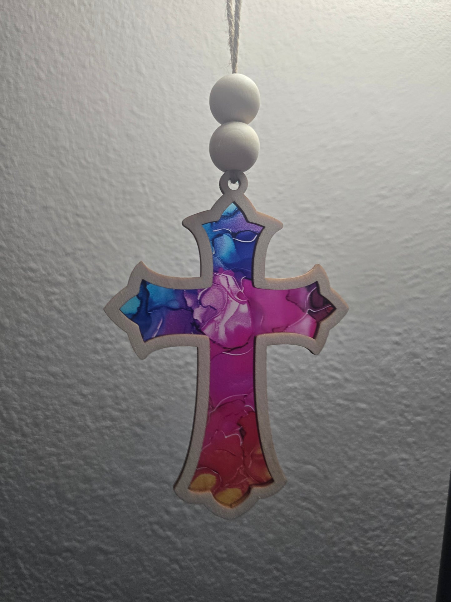 Fancy cross hanger
