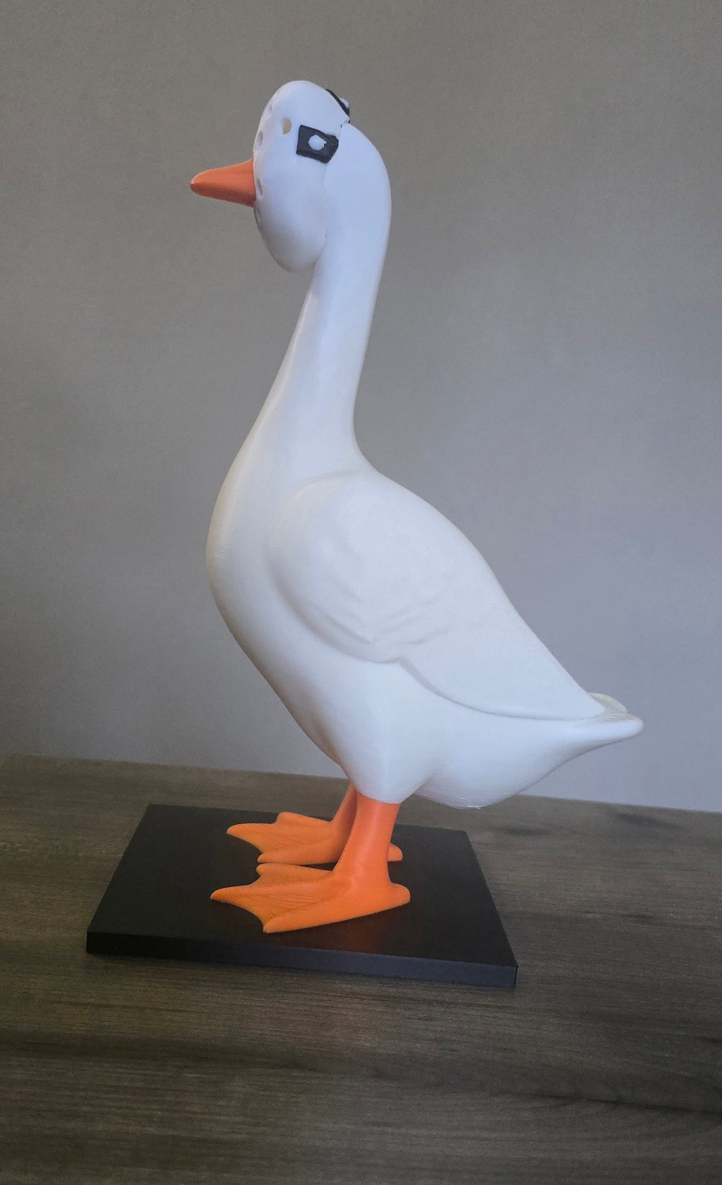 3D printed desk goose and accessories