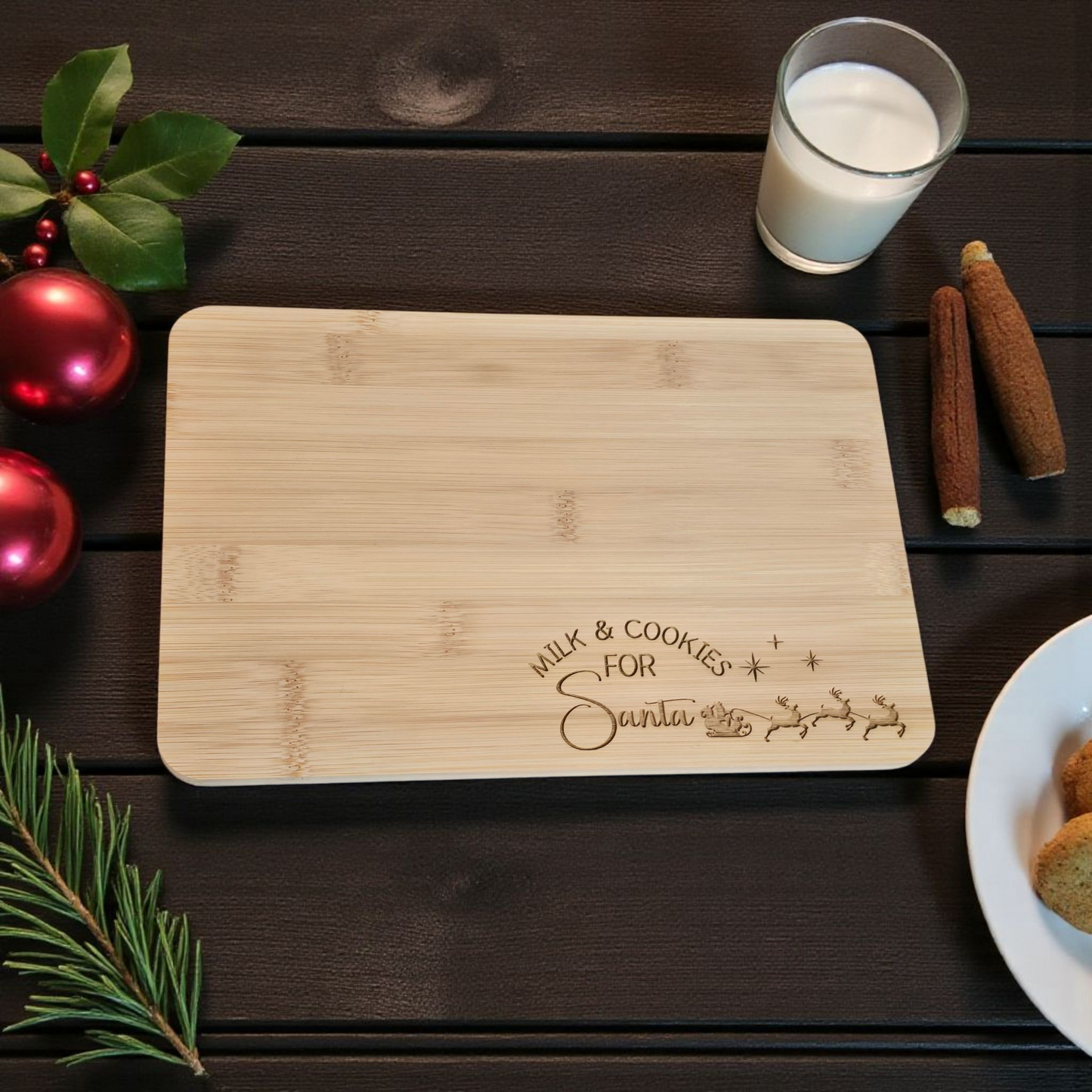 Santa Trays decoration