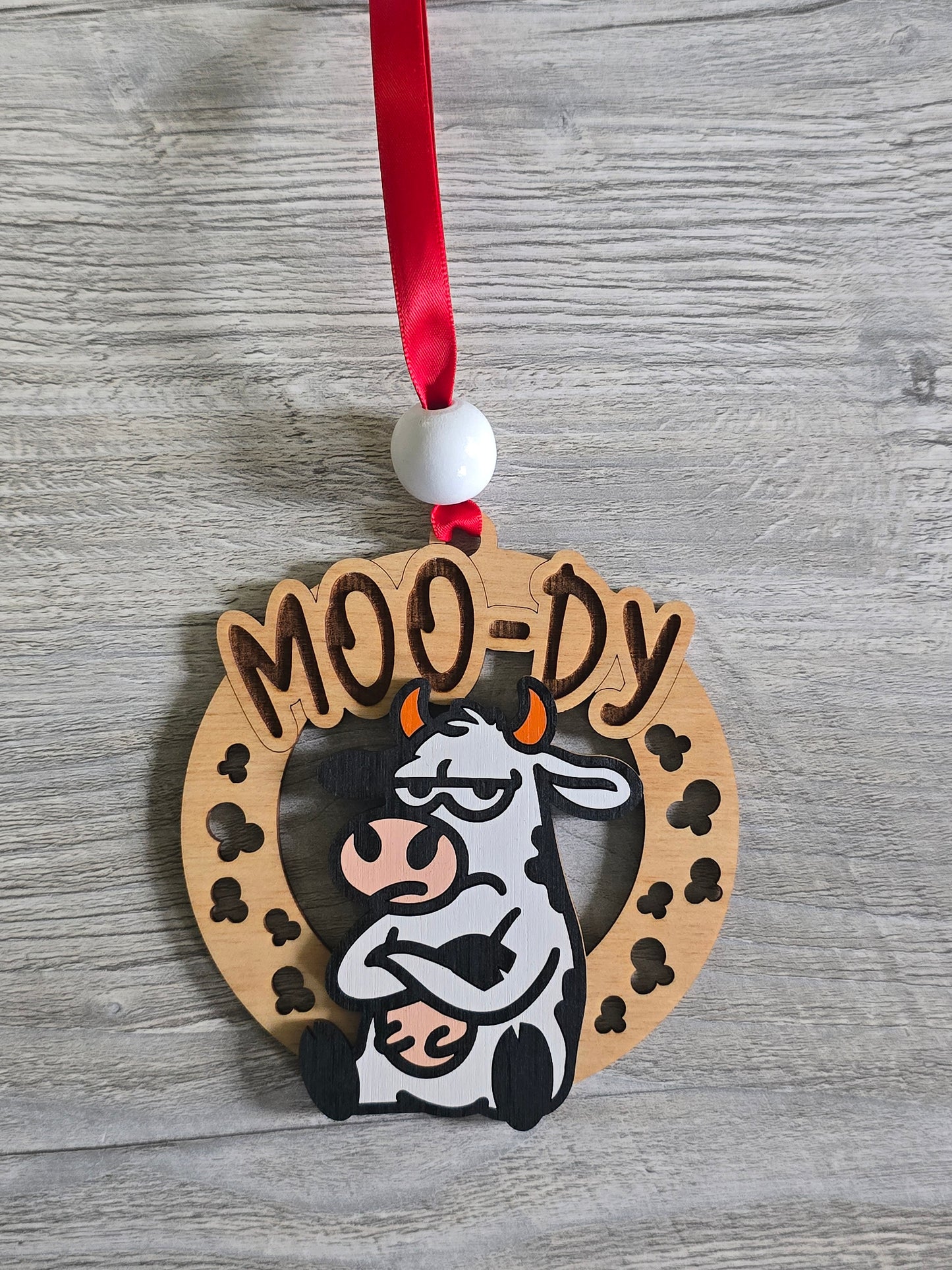 Cheeky F-CAW-F Christmas Ornament