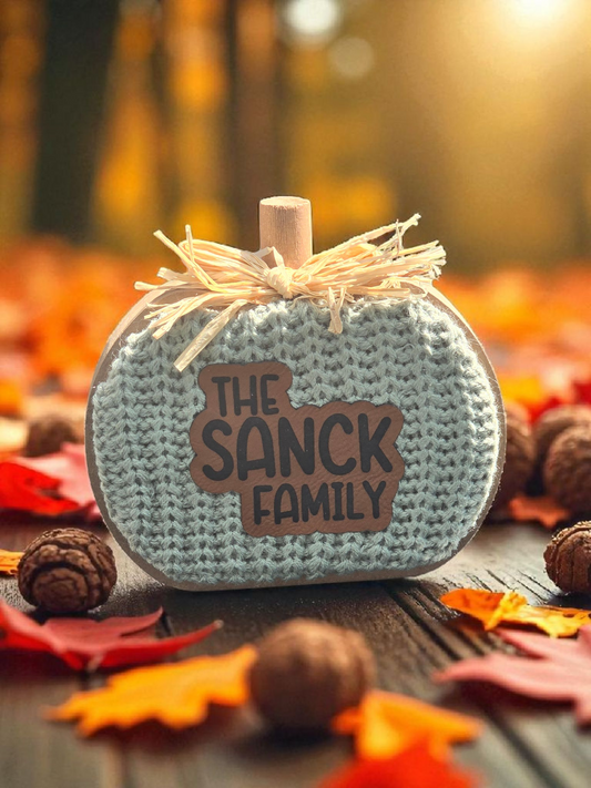 Personalized Knit Pumpkin limited quantity!!
