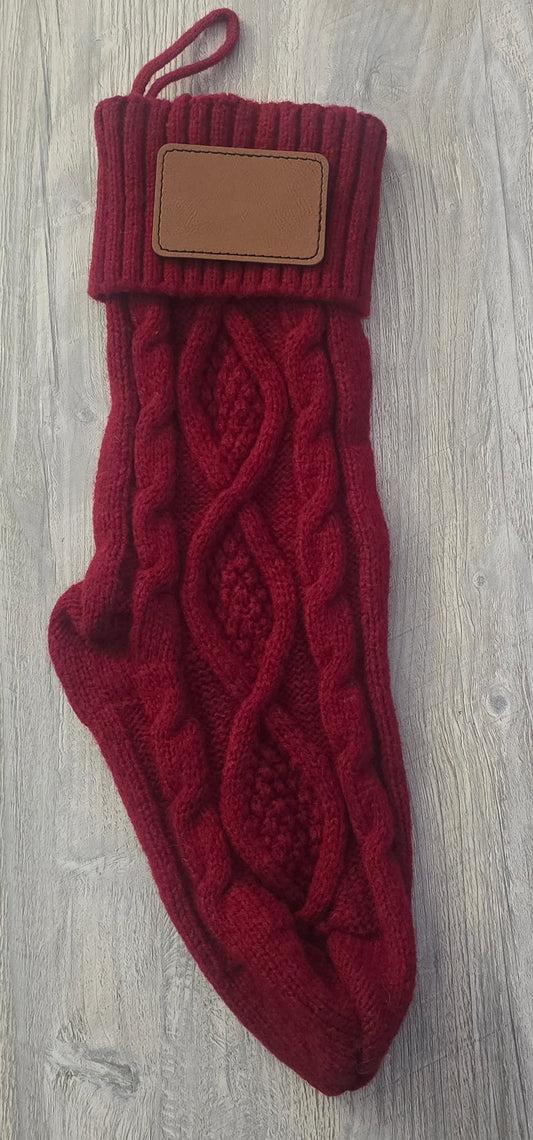 Red Christmas Stocking Personalized