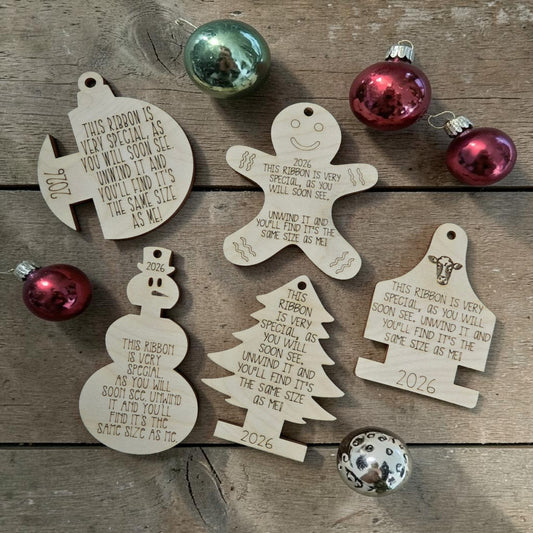 Bulk 2026 Height Christmas Ornaments