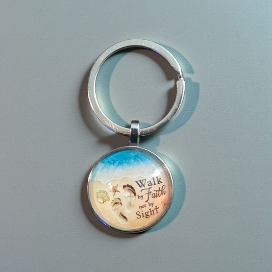 Walk by Faith not by sight keychains limited quantity