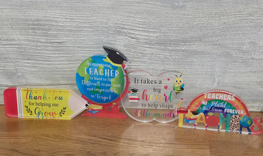 Acrylic teacher gift
