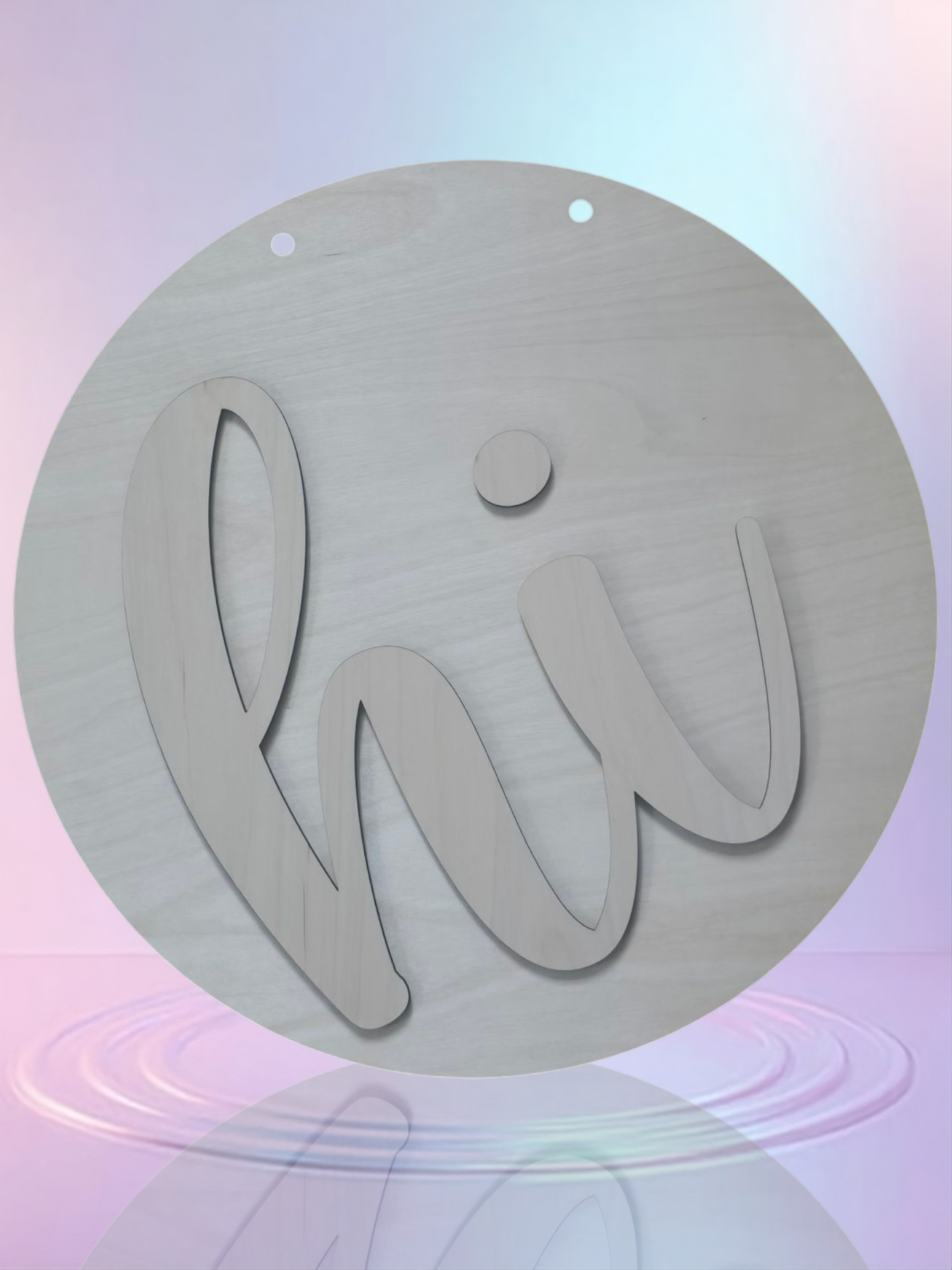 hi sign 15" DIY sale