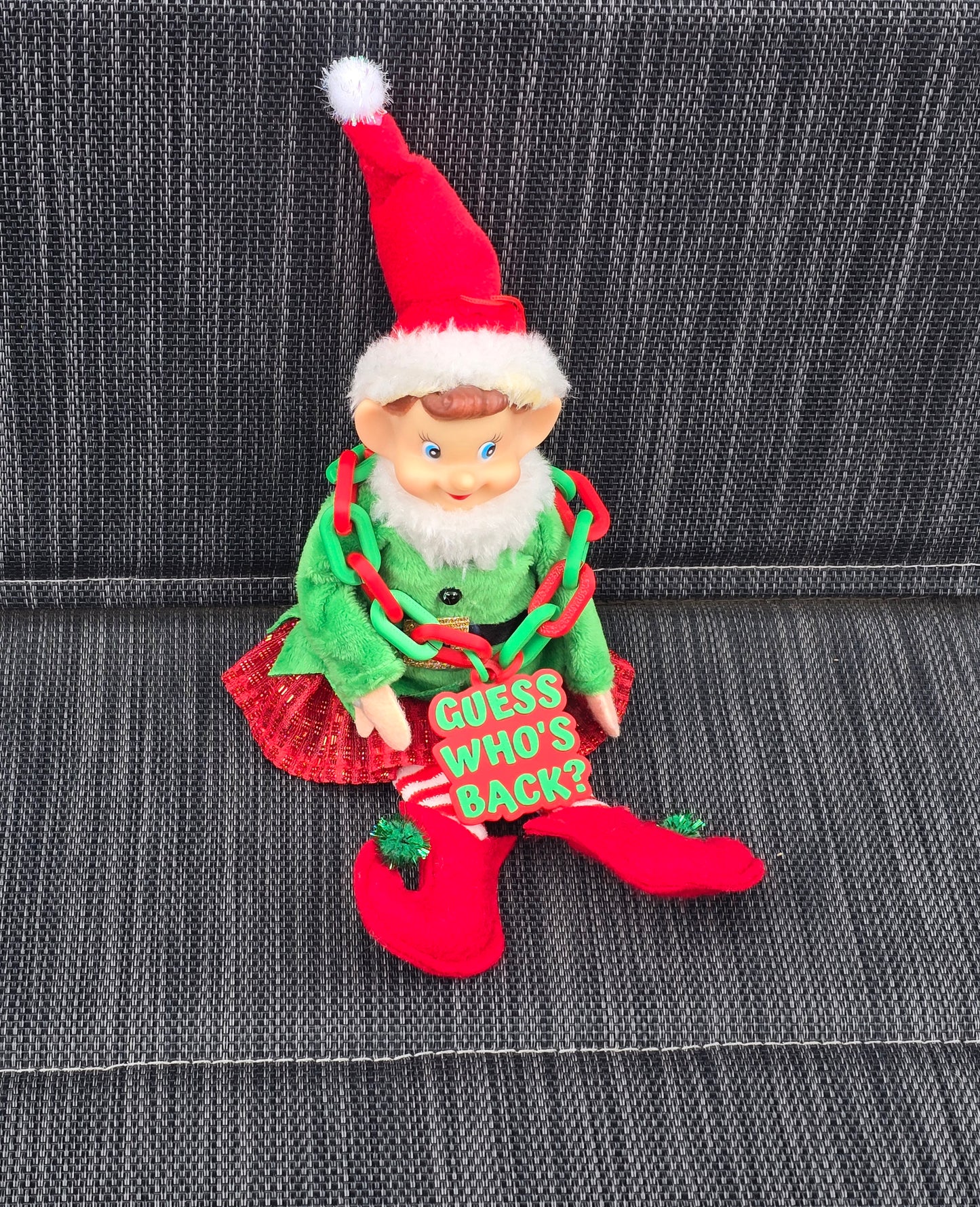 3D printed elf Christmas necklace I'm back longer TAT