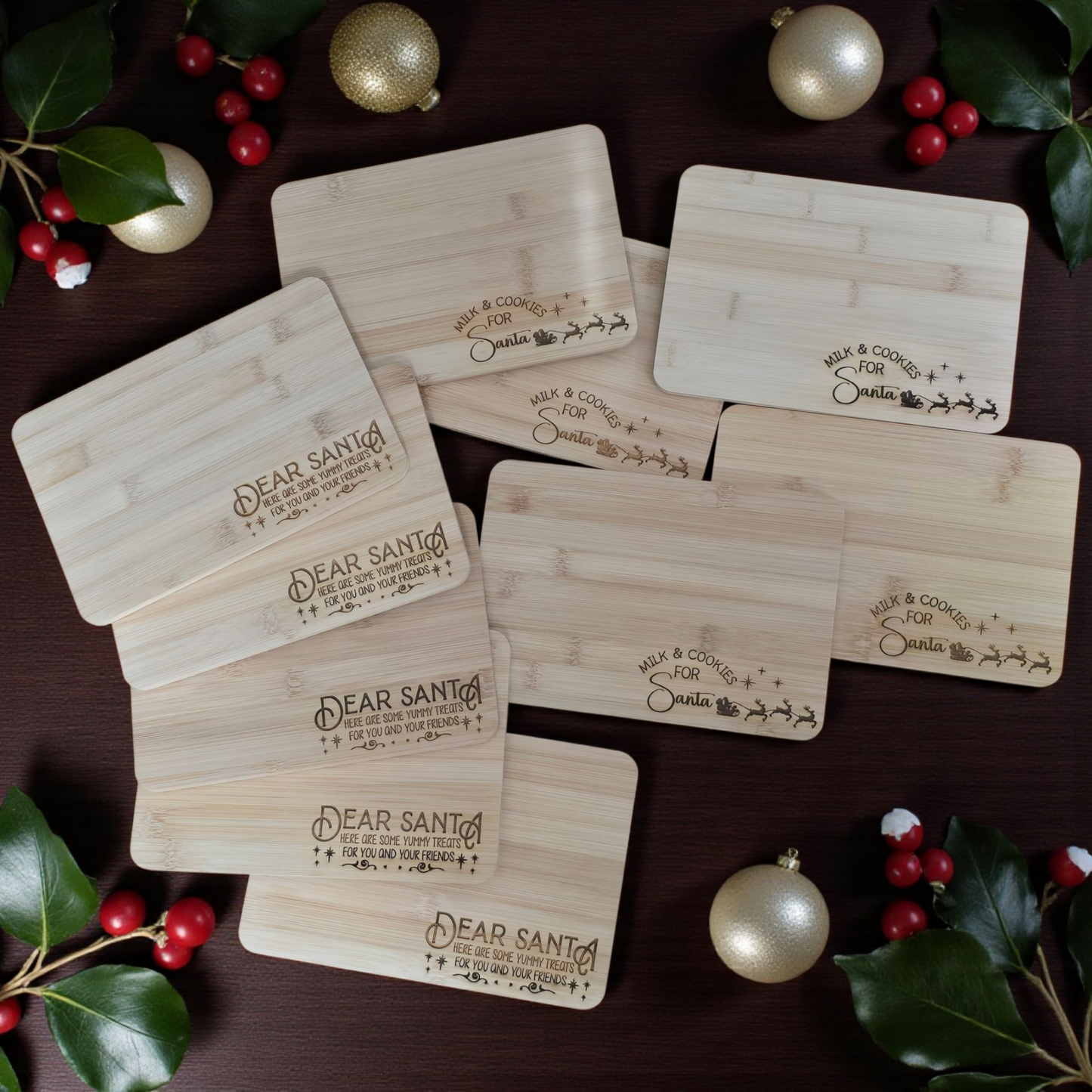 Santa Trays decoration