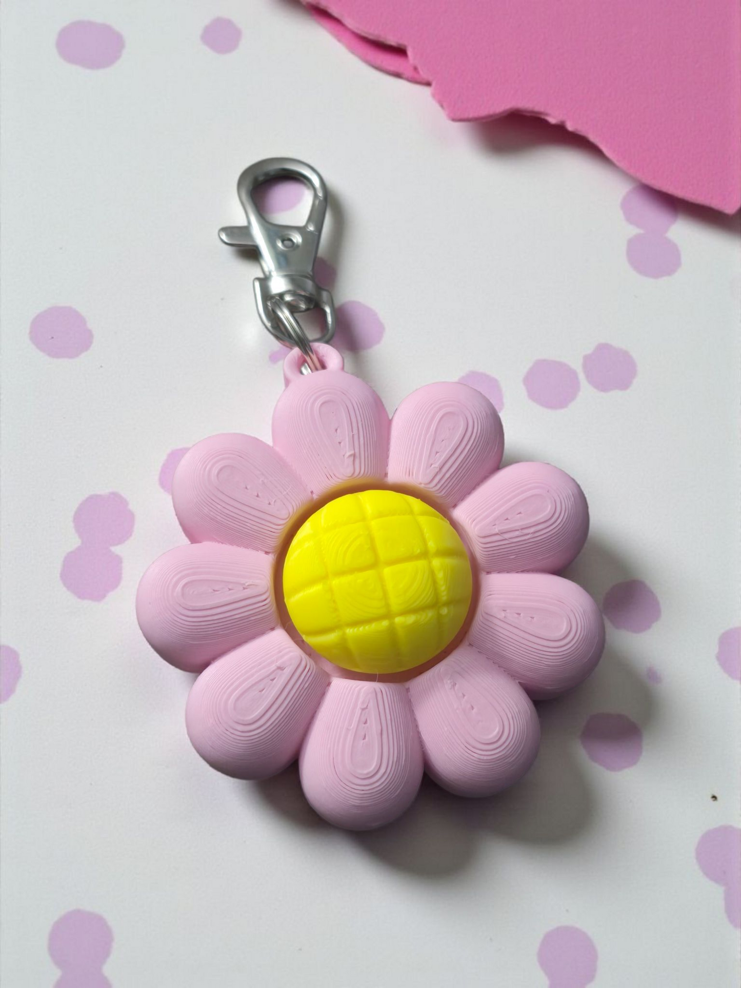 3D printed clicker fidget keychains
