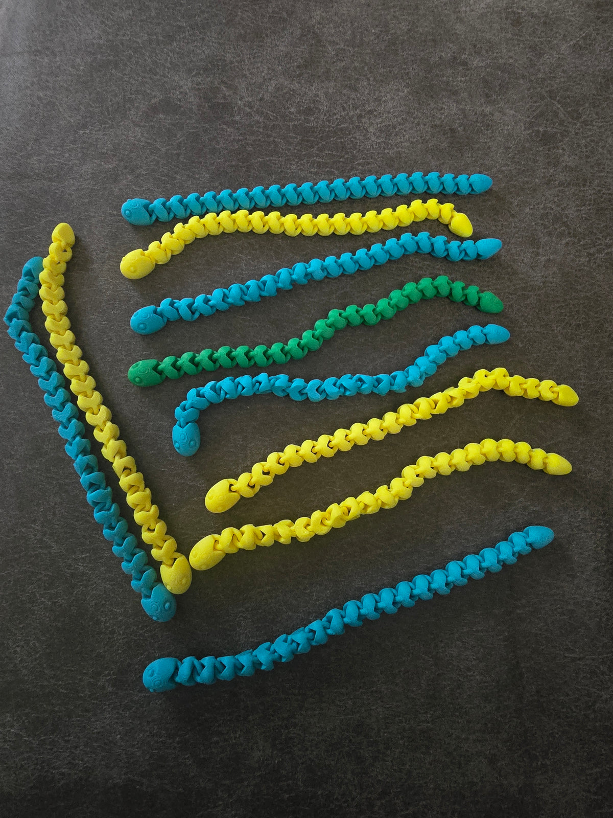 3D printed Miniature Snakes