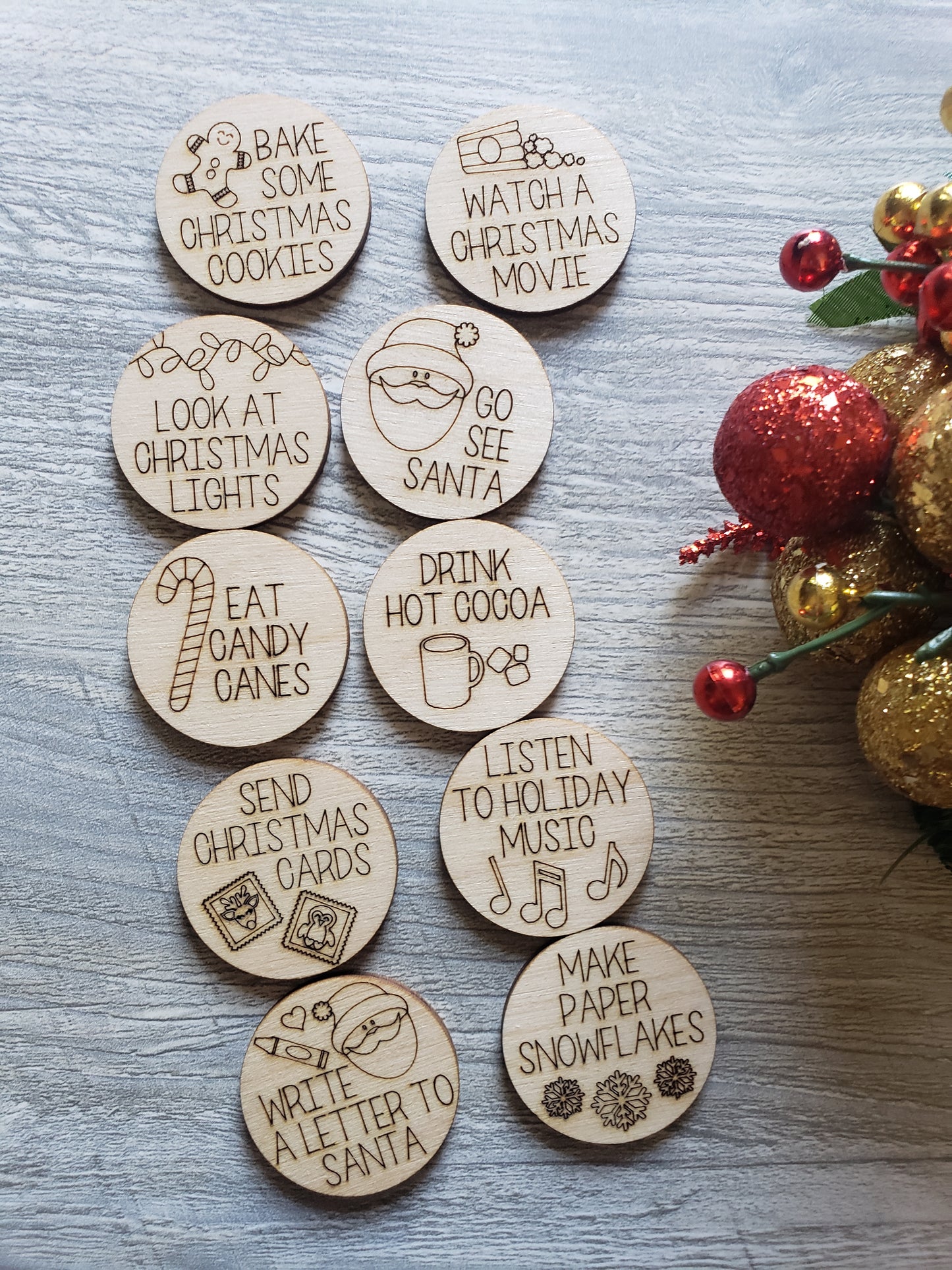 Christmas Activity Tokens