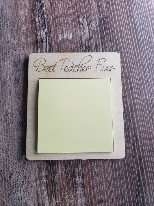 Post-It Note Holder Personalized sticky note
