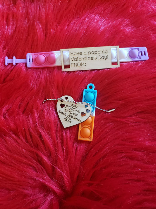 MOQ 5 Sale Special Pop it Valentines personalized