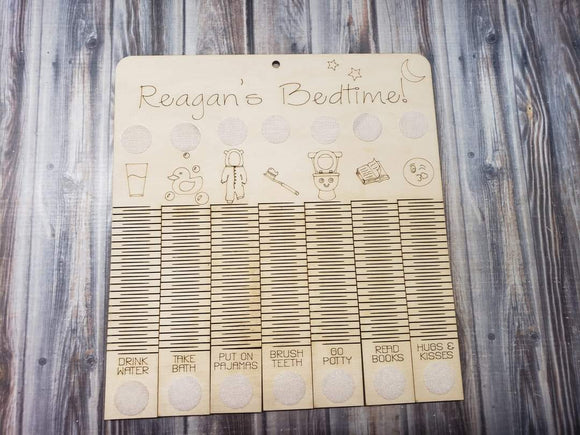 Bedtime Checklist Personalized