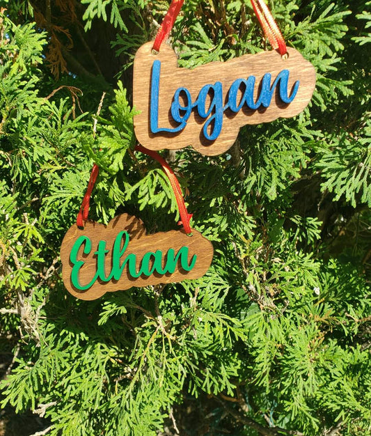 Name Christmas Ornaments Personalized