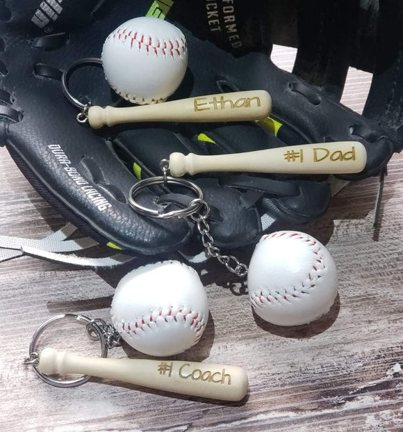 Baseball Keychains Personalized