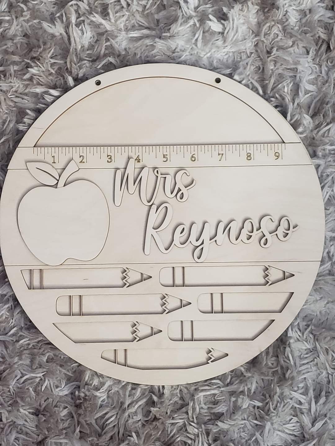 Teacher Sign DIY Personalized
