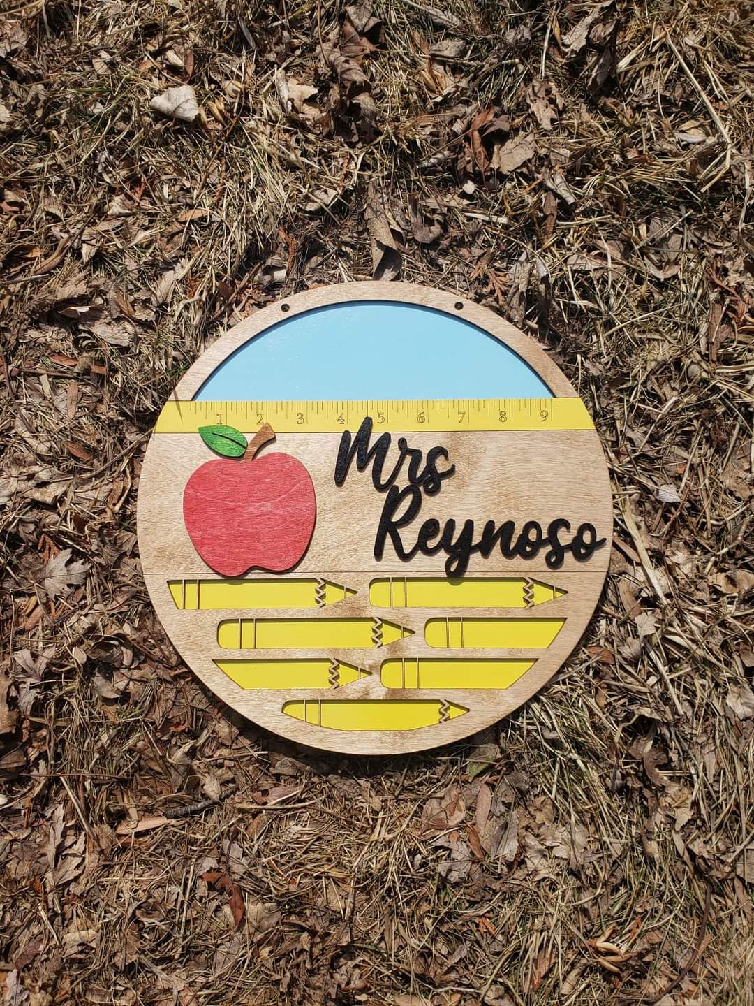 Teacher Sign DIY Personalized